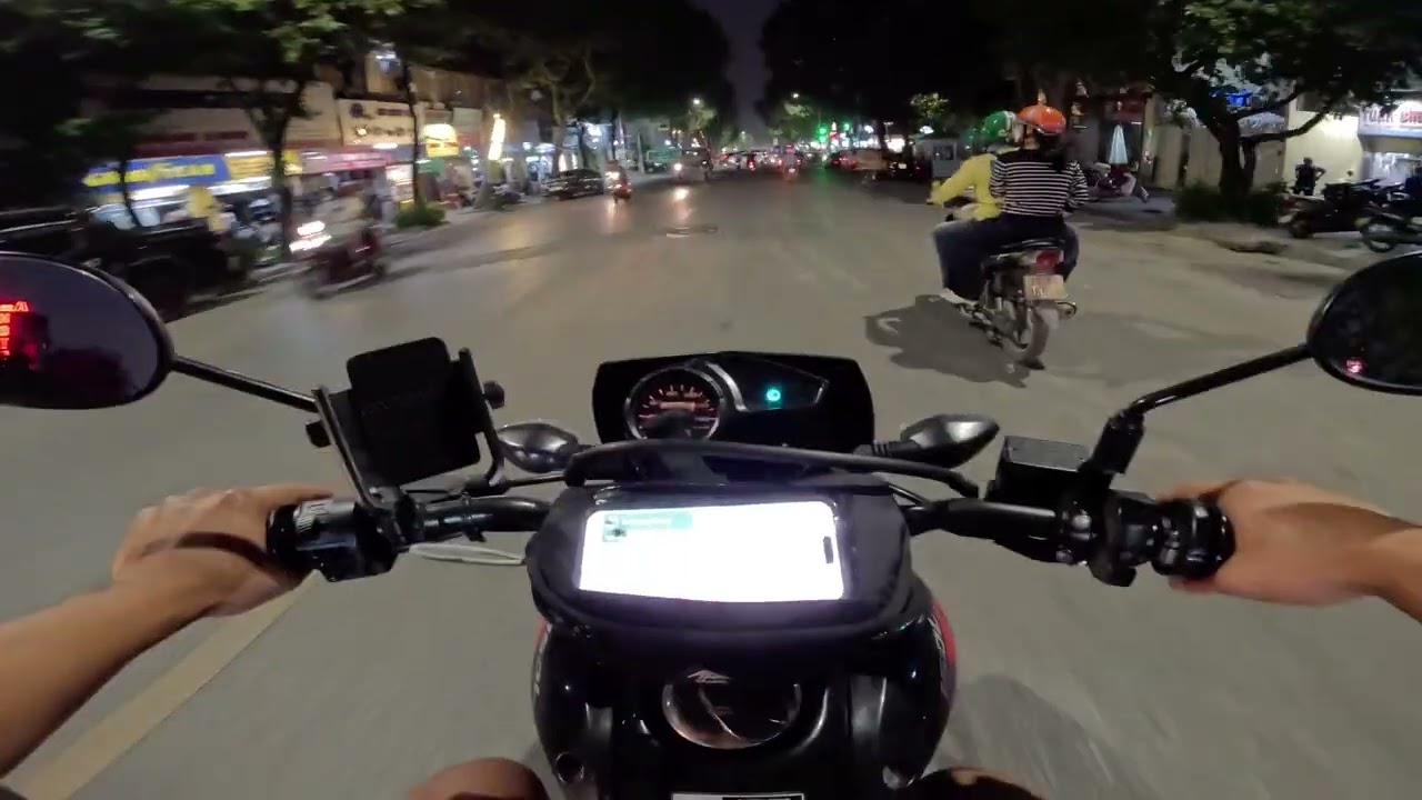 Hanoi Vietnam Night Ride