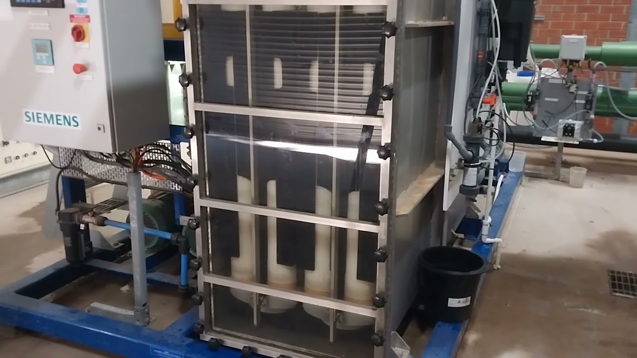 Water filter backwash at Sawmill