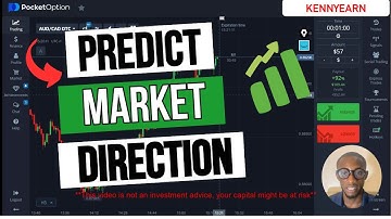 POCKET OPTION  TUTORIAL -  CANDLESTICK ANALYSIS PREDICTION LIVE 1MIN - 2024