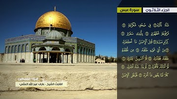 عارف العشي سورة النبأ إلى سورة الناس ( قصار السور )