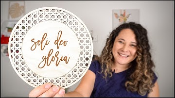 How to Make a Rattan Cane Pattern with Silhouette Studio - Cut with Glowforge!