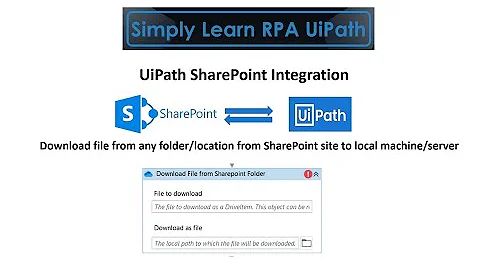 Download file from any folder from SharePoint Site to local machine #SharepointUiPathIntegration