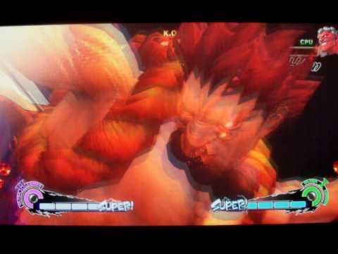 SSFIV AKUMA'S DEMON ARMAGEDDON COMBO # 1