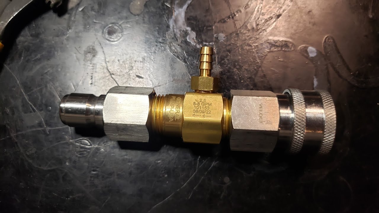 Attaching Quick Connect Fittings to Down Stream Injector General Pump ...
