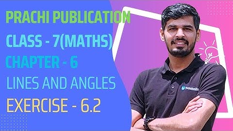 Class 7 Prachi Book Ex 6.2 chapter - 6(Lines and Angles)  #maths #prachipublications