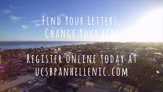 UCSB Panhellenic Recruitment Video 2017