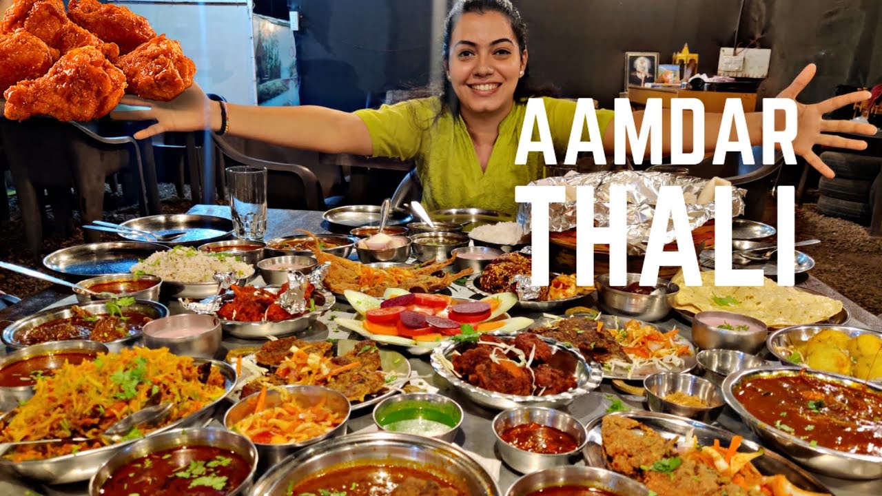Aamdar Thali...#familyvlog #badlapur  #MangalDhaba #biggestthali