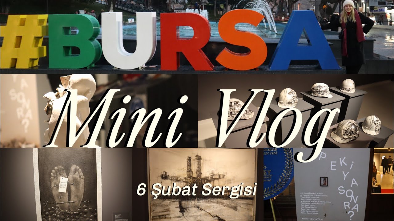 Mini Vlog | 6 Şubat Sergisini Geziyoruz @art_bskbztrk #6şubatdepremi