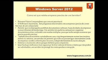 Curso de Windows Server 2012 - Aula 01   Introdução