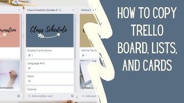 Trello Boards: How to Copy Boards, Cards, and Lists