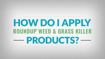 Using Roundup Weed & Grass Killer Products Properly - How Do I Apply?