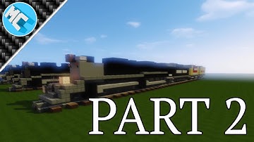 Minecraft: PART 2 How to Build a Steam Locomotive (UP 4014)