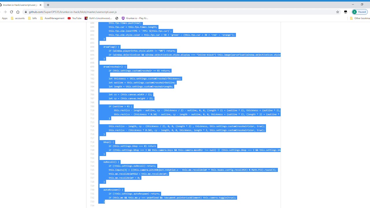 KRUNKER.IO AIMBOT HACK 2.2.5