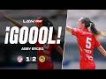 ¡Gol de Abby Erceg de cabeza! | ¡Toluca descuenta! | Toluca 1 - 2 América Femenil | Layvtime