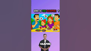 Who is the vampire ? #quiztest #quiz #quizchallenge #riddles #quizgames #quiztime