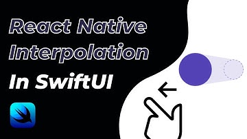 React Native Interpolation In SwiftUI - Advanced SwiftUI -  Xcode 14 - SwiftUI Tutorials