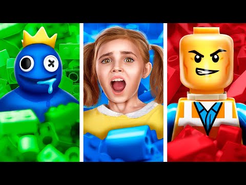 Видео: Экстремальные прятки в коробках Лего челлендж! Roblox Rainbow Friends против Skibidi Toilet!