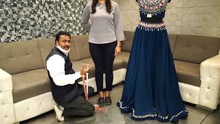 How to take Measurement for Lehenga