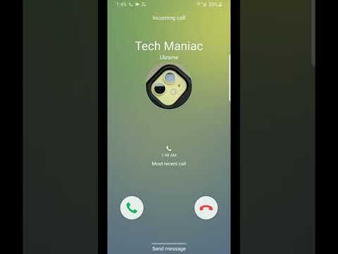 SAMSUNG S8 Android 9 Incoming Call Screen Over the Horizon 2017 (STEREO Sound)