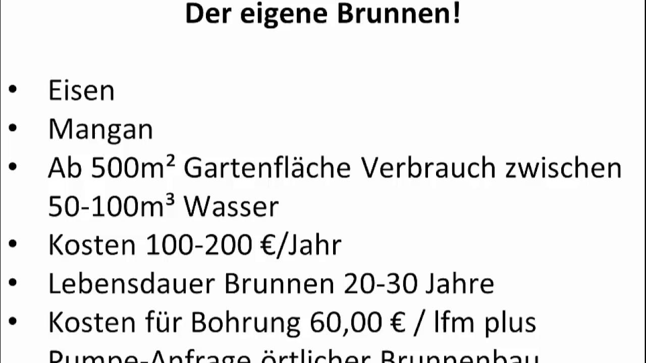 Der Eigene Brunnen Im Garten Gartenbewasserung Selber Bauen Teil 3 Youtube