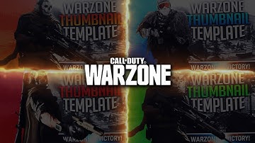 [FREE] CLEAN MW WARZONE Thumbnail Template! (Call of Duty®: Warzone)