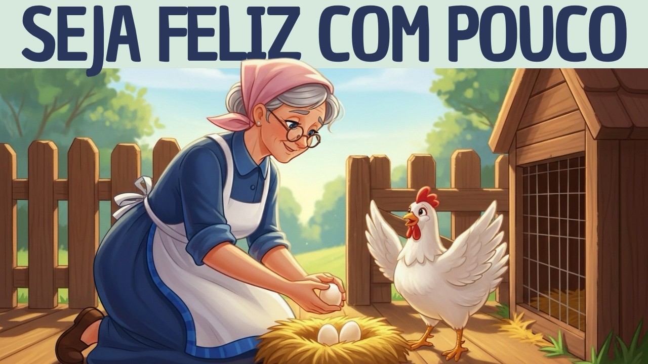 Como ser feliz com o que tem — a lição de uma avó e sua galinha