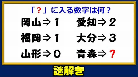 ひらめき問題