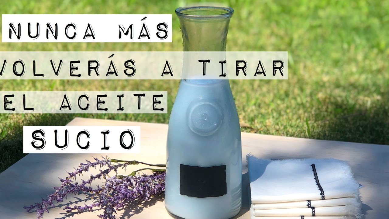 RECICLA ACEITE USADO DE COCINA | nunca más tirarás el ...