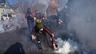 Акции протеста против ICE: слезоточивый газ в Миннеаполисе