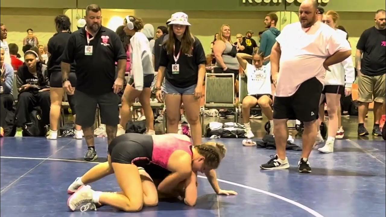 2023 AAU Scholastic National Duals 135lbsBrielle Bibla vs Paige Gershmel YouTube