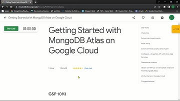 Getting Started with MongoDB Atlas on Google Cloud [ GSP1093 ] 2022 Lab Solution
