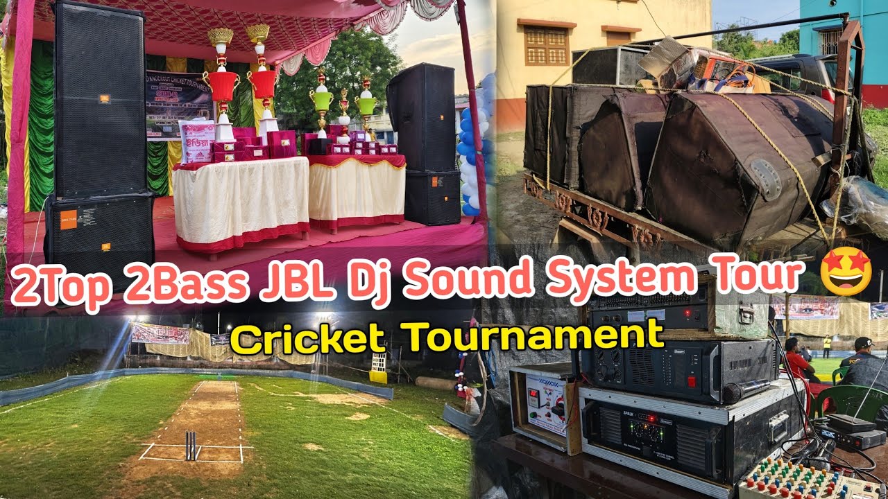 2Top 2Bass Dj Setup 🤩 JBL Sound System Testing | Full Night Program 2025| JBL dj setup | Sujit Sound