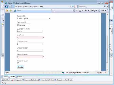 MVC TUTORIAL PART 8 : Business Rules Demo