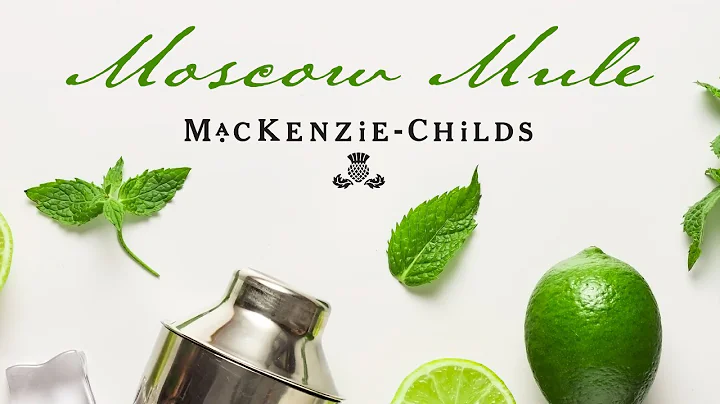 Garden Moscow Mule Recipe with MacKenzie-Child'......