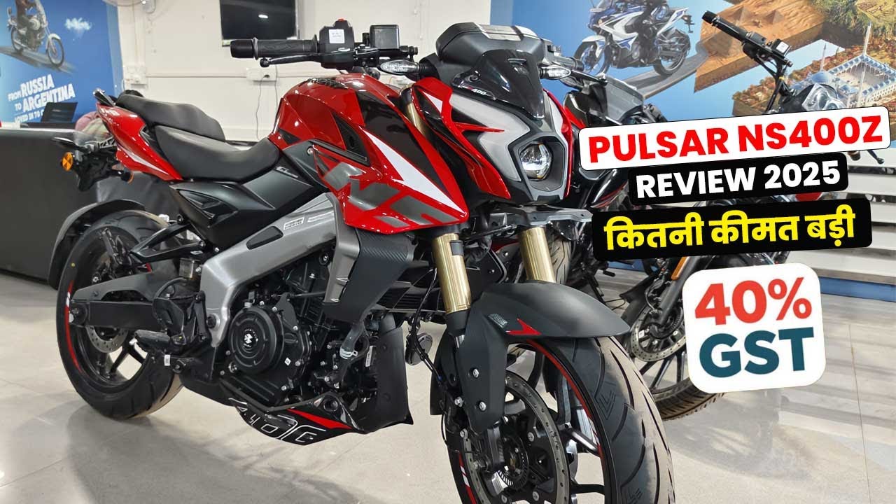 2025 Bajaj Pulsar NS400 Z Review | GST Impact 2025 | Price Updated | 40% GST Pulsar NS 400Z