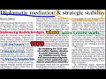 US-Iran Peace Talks | Diplomatic Mediation &amp; Strategic Stability Opinion explained in Urdu 