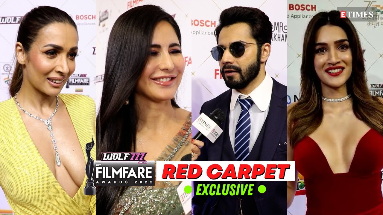 67th Filmfare Awards 2022 | Katrina Kaif, Kriti Sanon, Varun Dhawan & More Talk To ETimes | UNCUT