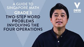 Singapore Math: Grade 3 - Two-step Word Problems involving the Four Operations