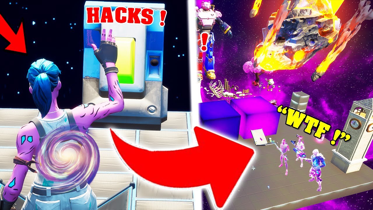 Je CONTROLE le mode CREATIF avec des HACKS sur Fortnite... - YouTube