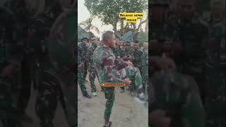 inilah aksi beladiri TNI baru di depan seniornya#viral #tni#beladiri #senior #shorts