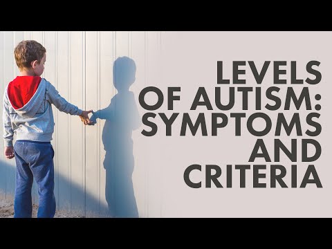 Video: Levism Of Autism: Symptoms And Outlook Of Severity Levels 1, 2, A
