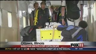 5Pm Tues Sheboygan Man Completes Coffin Drop