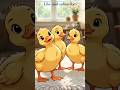 baby ducks playing in water🦆🙂↔️#cartoon #kidsvideo #ai