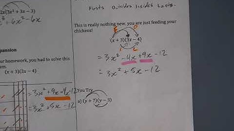 Math 9 - 2.7 - Multiplying Polynomials - Part 2 (Video 1)