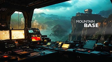 Mountain Base | Cinematic Sci-Fi Outpost Ambience for Deep Focus & Sleep 4K