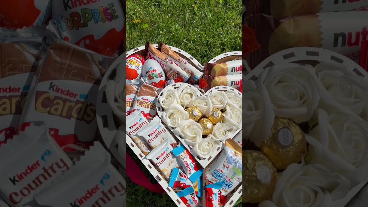 Солодкий подарунок бокс для неї “Heart of Joy” - фото №1