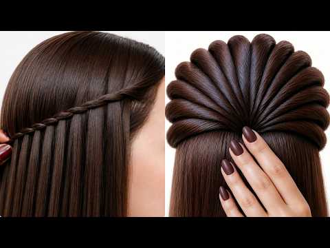 Amazing & Simple Hairstyle For Girls | Unique Hair Style Girls | Hairstyle For Festival