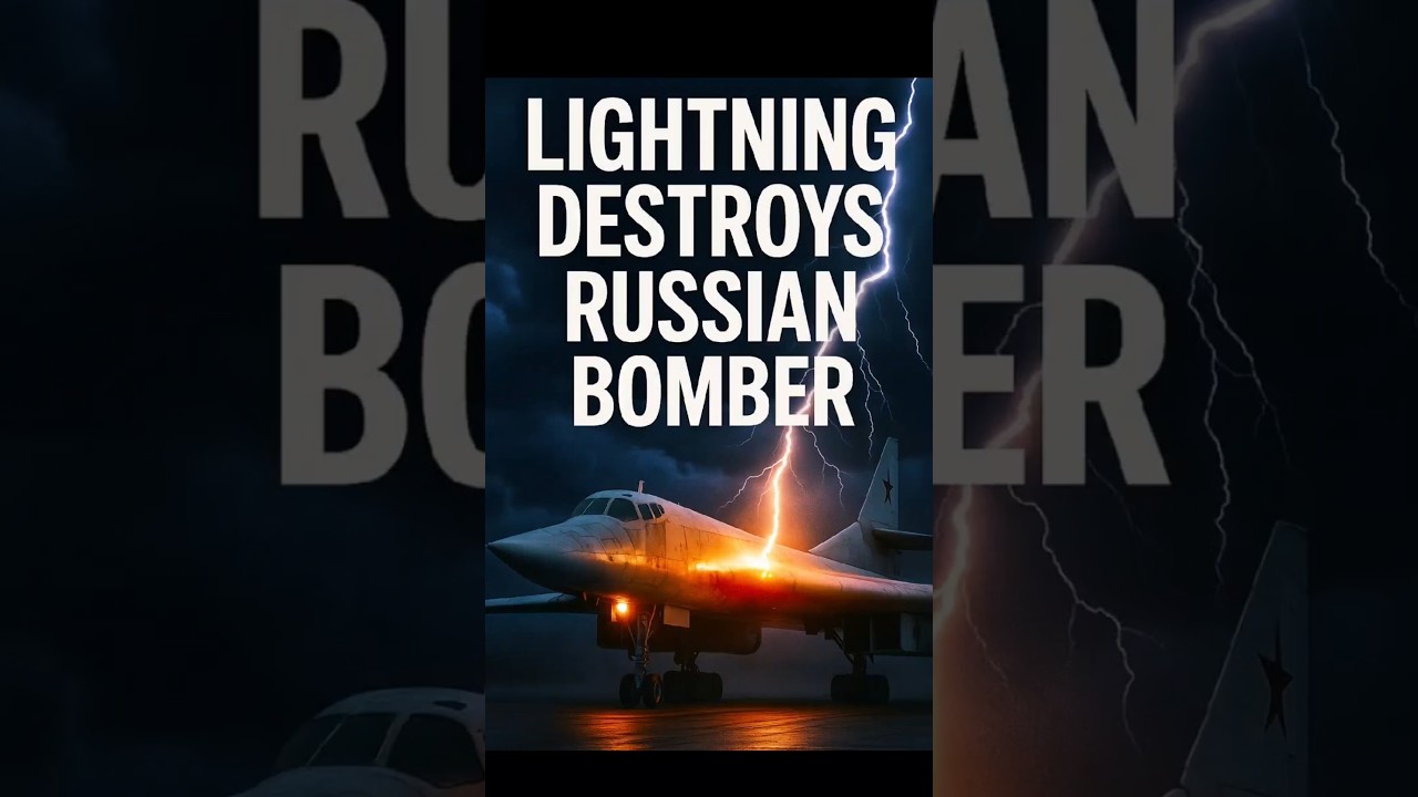 ⚡Lightning STRIKES Russia’s Tu-160 Bomber!