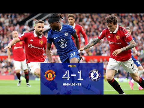 Manchester United 4-1 Chelsea | Highlights | Premier League 22/23
