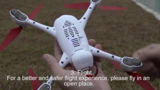 Hubsan H502E GPS Drone Tutorial Video